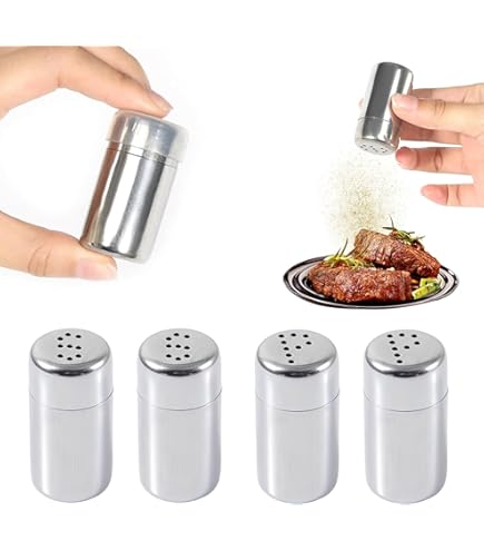 Pots À Epices, Boîte À Épices, Boite A Epices Cuisine Avec 5 En 1, Pots À Épices En Transparen