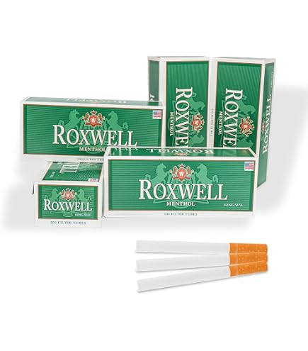 Amazon.com: High Card - Green Menthol RYO King Size Cigarette Filter Tubes 