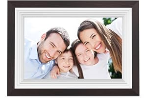 SAIWAN WiFi Digital Picture Frame 10.1 Inch Digital Photo Frame with Built-in 32GB Storage, Auto-Rotate, IPS Touch Screen, Easy Setup to Share Photos Load from Phone