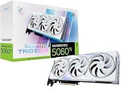MSI Gaming RTX 5060 Ti 16G Gaming Trio OC White