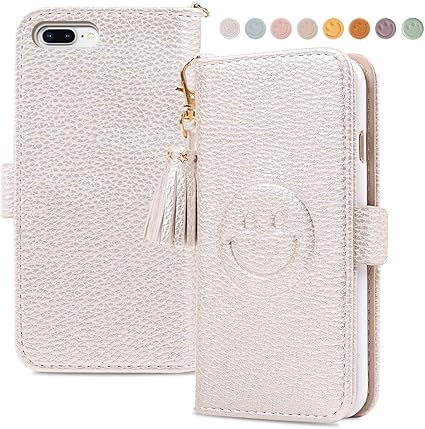 Amazon Co Jp Iphone8 Plus ケース 手帳型 かわいい プレゼント アイフォン7 プラス携帯カバースマホケース 贈り物 プレゼント Iphone7 Plus 手帳 スマイリー アイフォン8plus携帯カバータッセル ケースお洒落 シンプル 笑顔 アイフォン 6s Plus電話ケース 人気女性