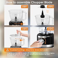 Davivy 16 Cup Food Processor & Blender Combo