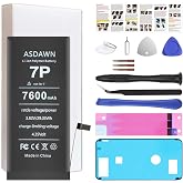 ASDAWN 7600mAh Battery for iPhone 7 Plus (Not for 7) | Upgraded Higher Capacity iPhone 7 Plus Battery Replacement for A1661 A1784 A1785 A1786 with Professional Tools