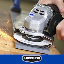 Hammerhead 6-Amp 4-1/2 Inch Angle Grinder with 3