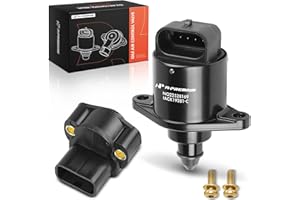 A-Premium Idle Air Control Valve IAC + Throttle Position Sensor TPS Compatible with Jeep Wrangler 1991-1995/1997 2.5L, Cherokee 1991-1996 2.5L, Comanche 1991-1992 2.5L, TJ 1997 2.5L