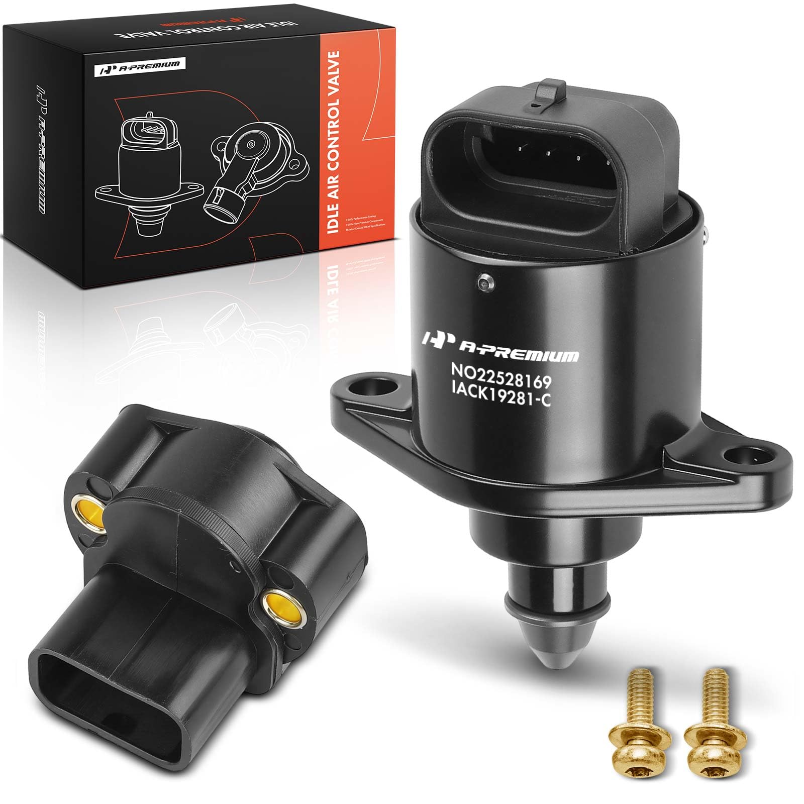 Photo 1 of A-Premium Idle Air Control Valve IAC + Throttle Position Sensor TPS Compatible with Jeep Wrangler 1991-1995/1997 2.5L, Cherokee 1991-1996 2.5L, Comanche 1991-1992 2.5L, TJ 1997 2.5L