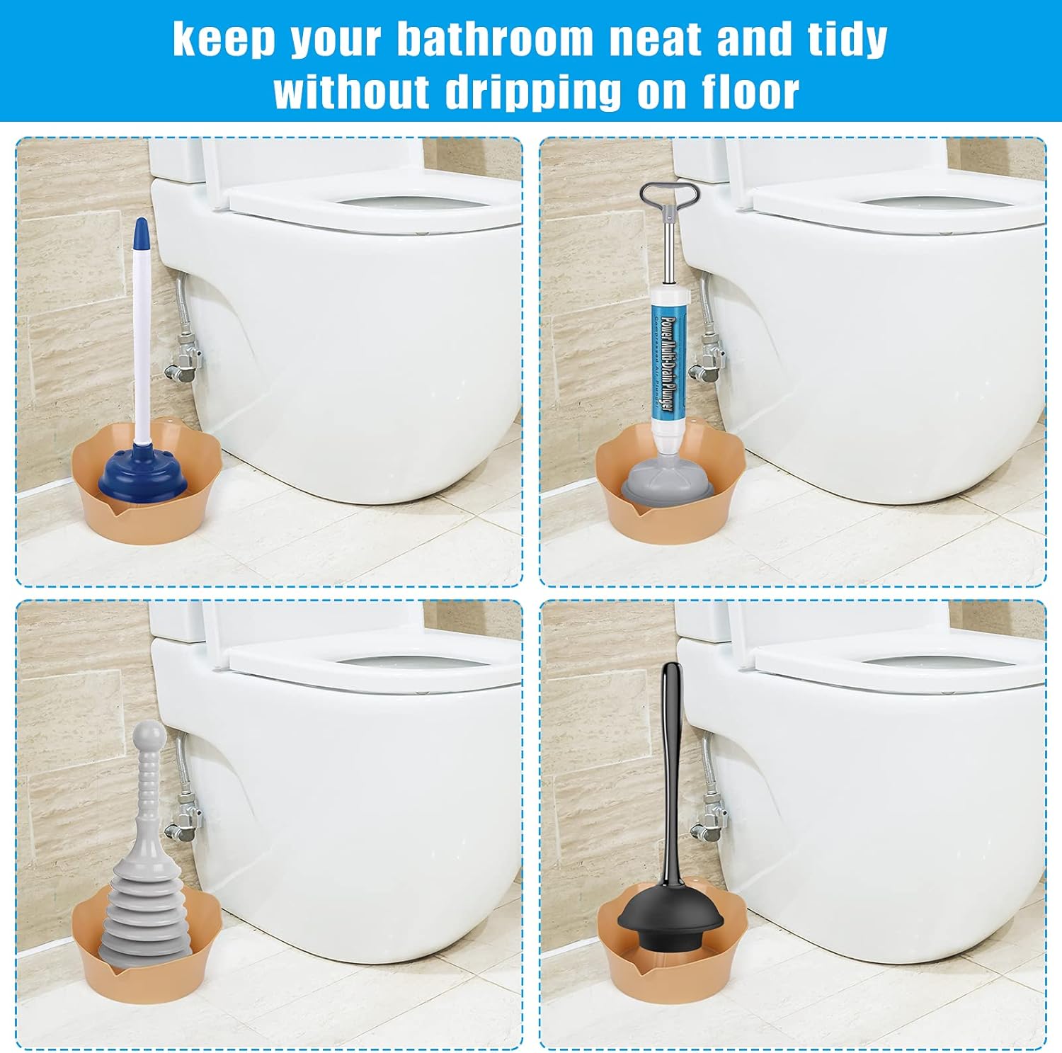 Plungers,Perfect Most Fits Tray Plunger Tray,Large Drip Holder Plunger