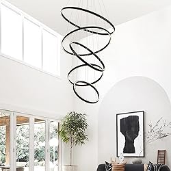 WELAKI Modern LED Chandelier, 15.7"-31.4" Ring
