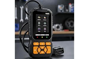 Enhanced OBD2 Auto Diagnostic Scanner,Vehicle Trouble Code Reader with Live Data Stream,Battery Voltage Test Oxygen Sensor Ch