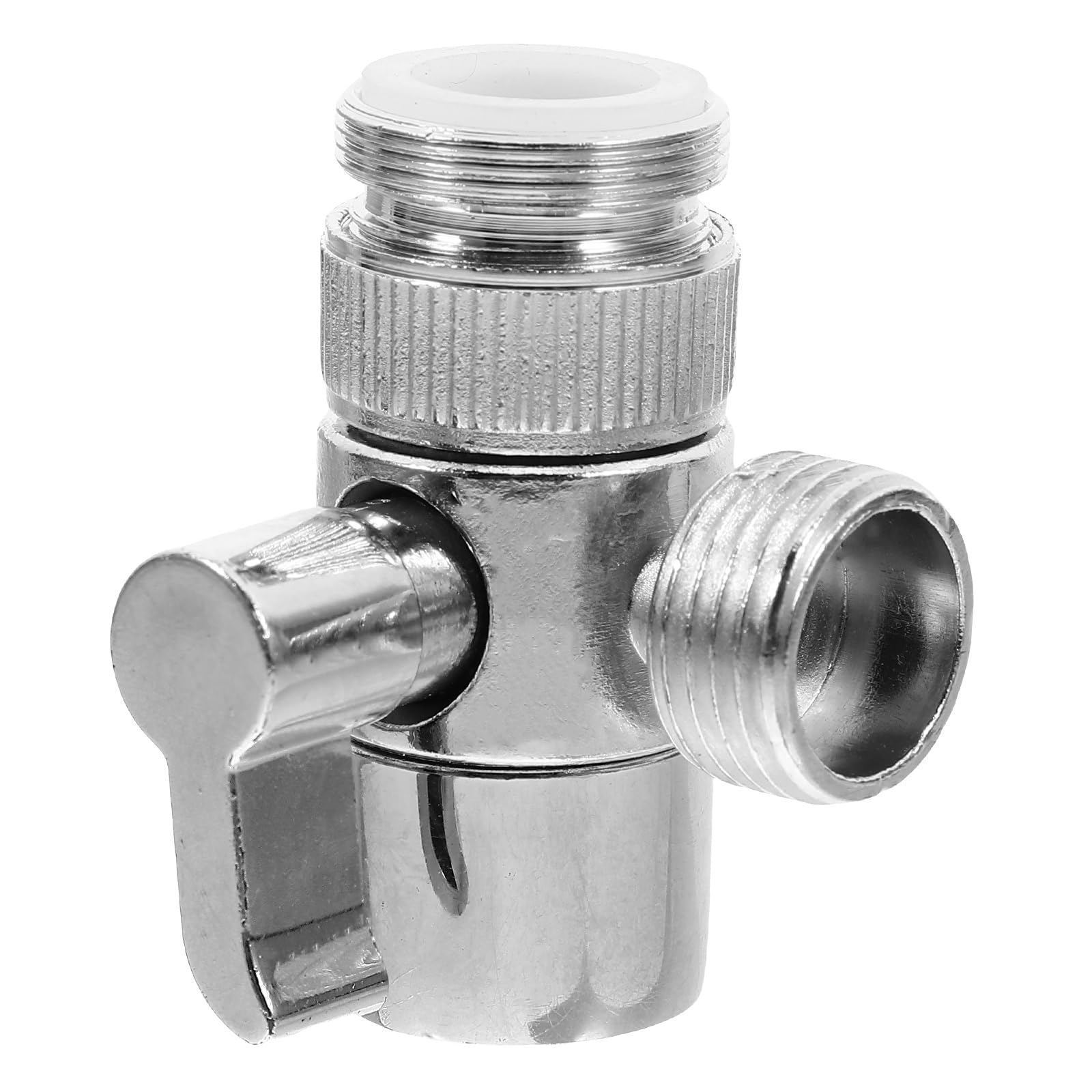 Faucet Diverter Valve 3-Way Diverter Valve Sink Faucet Splitter for Hand Held Shower Kitchen Bathroom