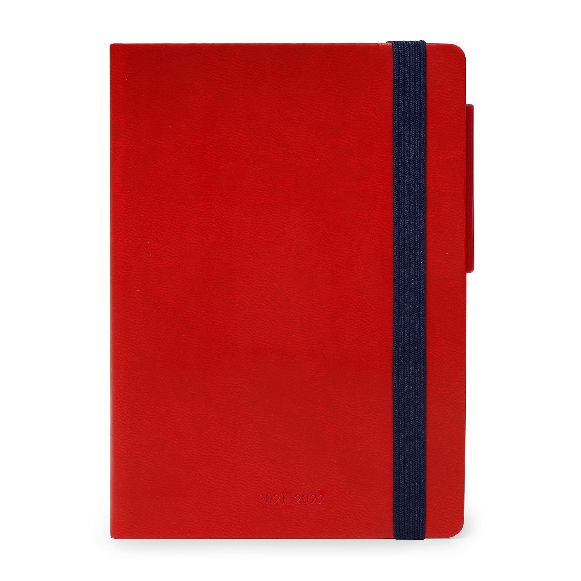Legami - 16 Month Daily Diary 2021/2022, Small, Red