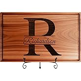 Monogrammed Cutting Board Gift, Wood Engraved Customized Kitchen Gifts, Monogram Wedding Gifts, Personalized Family Gifts, Couple Gifts