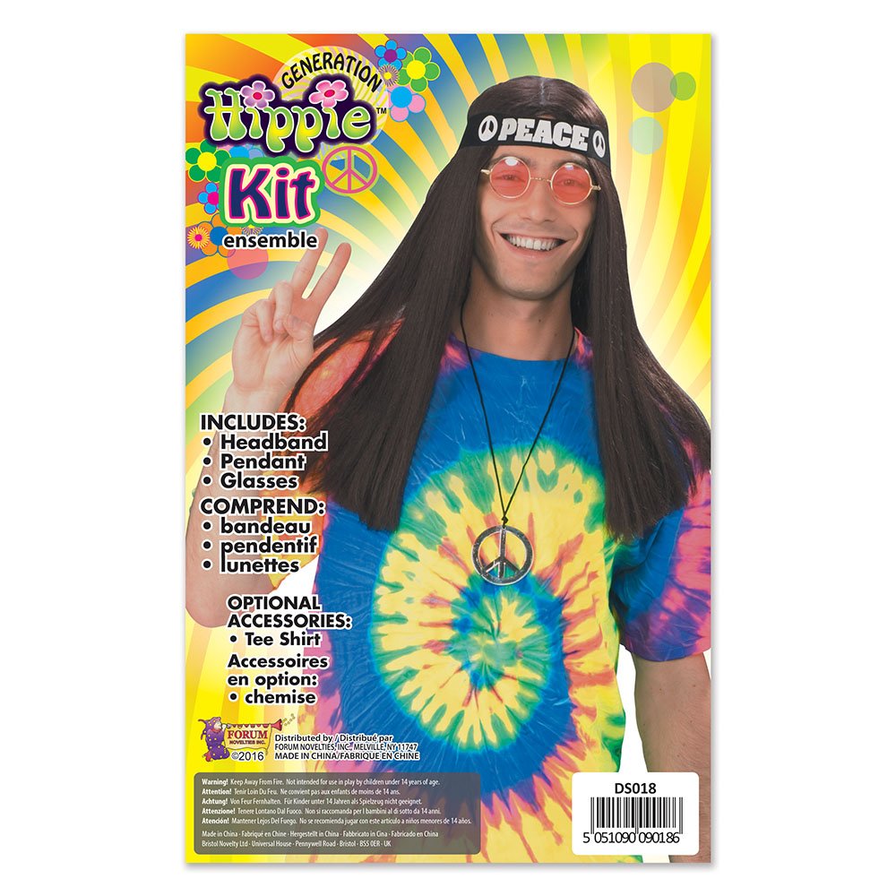 Storage Organization John Lennon Fancy Dress Costume Kit Hippy