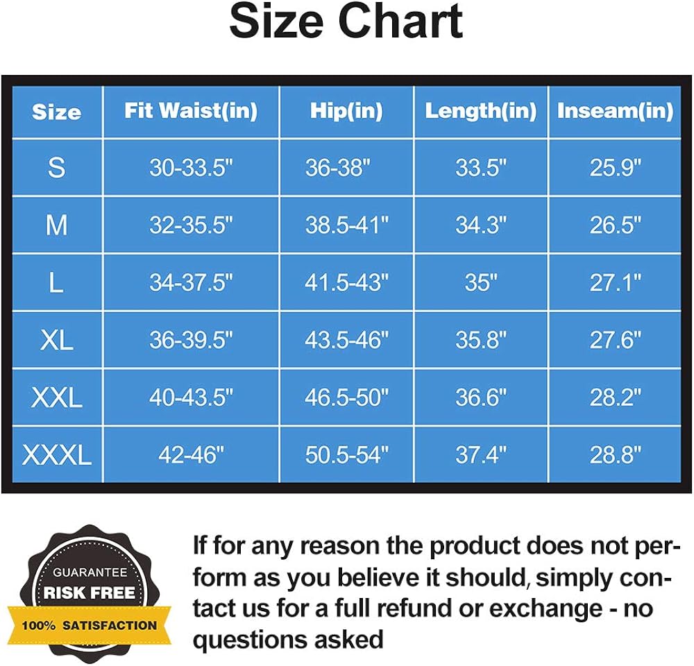 Roadbox Men's Compression Pants Base Layer Cool Dry Tights Leggings : Clothing