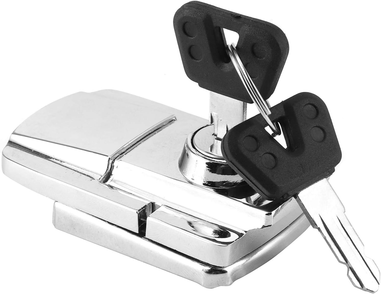 Qiilu Motorcycle Rear Trunk Lock Anti‑Theft Iron with 2 Keys