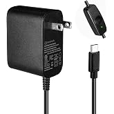 RasTech 27W Power Supply with Switch for Raspberry Pi 5 Power Adapter GaN PD 5.1V5A USB-C Compatible with Raspberry Pi 5 16GB/8GB/4GB/2GB (On/Off Switch)