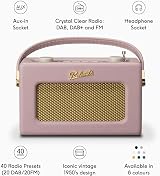Roberts Revival UNO FM DAB+ Digital Radio Bluetooth Dusty Pink view 4