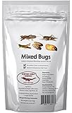 Edible Insects Bag of Mixed Edible Bugs. Grasshoppers, Crickets, Silk Worms and Sago Worms