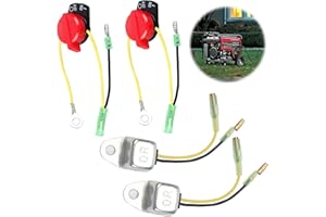 Yenblow 4 Pack Predator 212 Kill Switch & GX160 Low Oil Alert Sensor, Small Engine On Off Stop Switch Compatible with Honda and Clone GX160 GX200 GX270 GX340 GX390 Champion Firman Briggs & Stratton