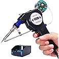 YIHUA 929D-II Soldering Gun Kit Motorized Industrial Automatic Solder Feeding with Digital Display, Temperature Contorl, Stabilization with 80g Solder Wire Soldering Kit