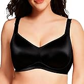 Wireless Jelly Bras for Women,Supportive Seamless T-Shirt Bras,Push Up Comfortable No Underwire Bra with Everyday Bras