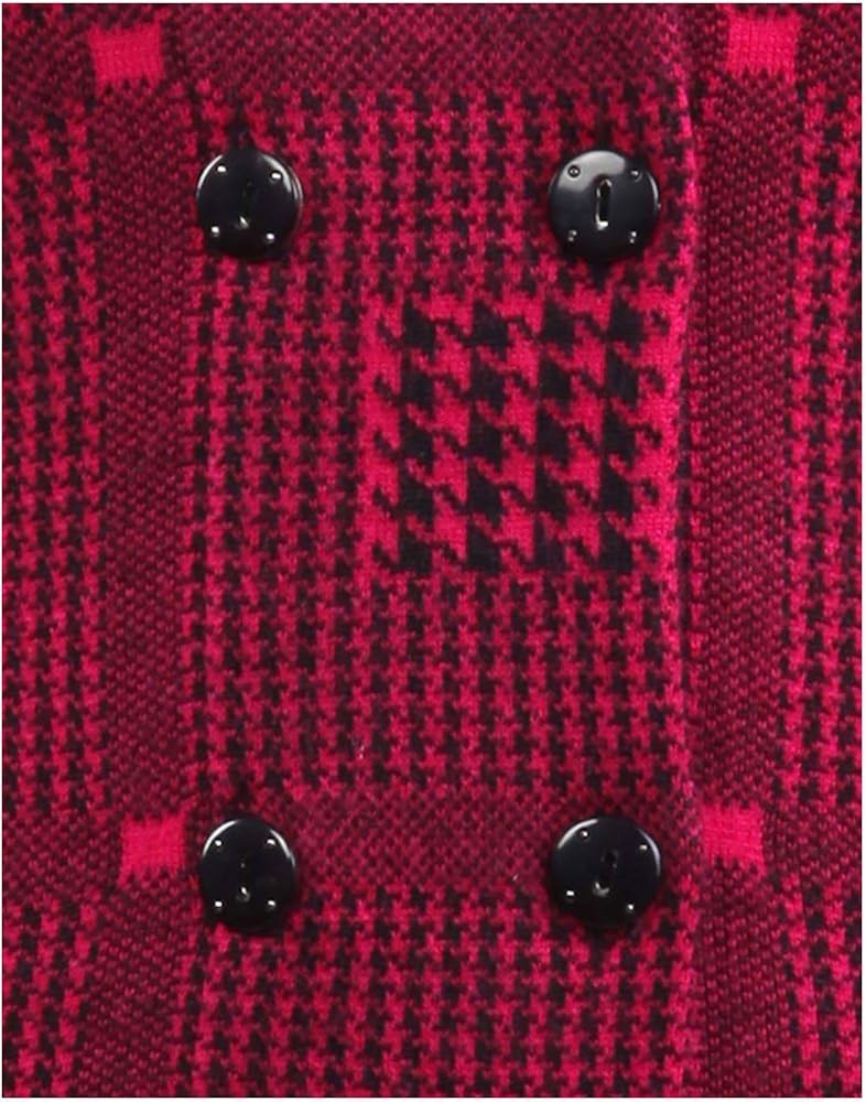 montrex maroon double breasted coat for women