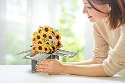 Giiffu 3D Sunflower Pop-Up Greeting Card with