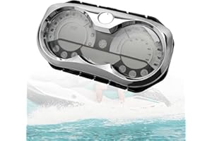 VIPIH 278002270 Jet Ski LCD Speedometer Digital Gauge Cluster For Seadoo GTX RXP RXT Wake 278002328 278002326 278002319 278002317 W/ 278002144 Chrome Bezel