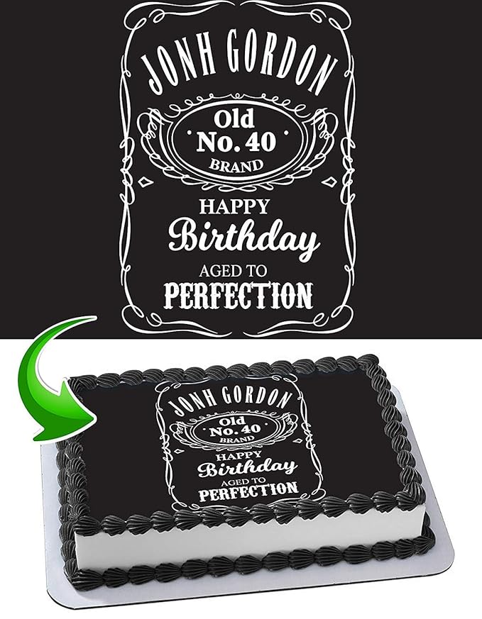 Jack Daniel Edible Image Cake Topper Party Personalized 1 4 Sheet Amazon Com Grocery Gourmet Food Jack Daniel Edible Image Cake Topper Party Personalized 1 4 Sheet Amazon Com Grocery Gourmet Food