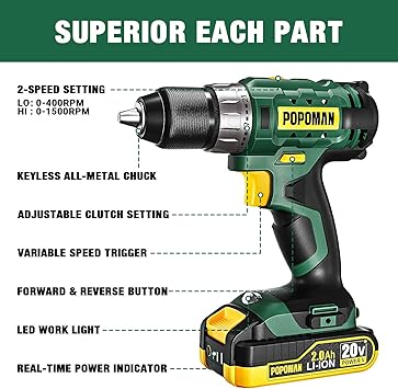 TECCPO Newdrill-3.426 Power Drills product image 4