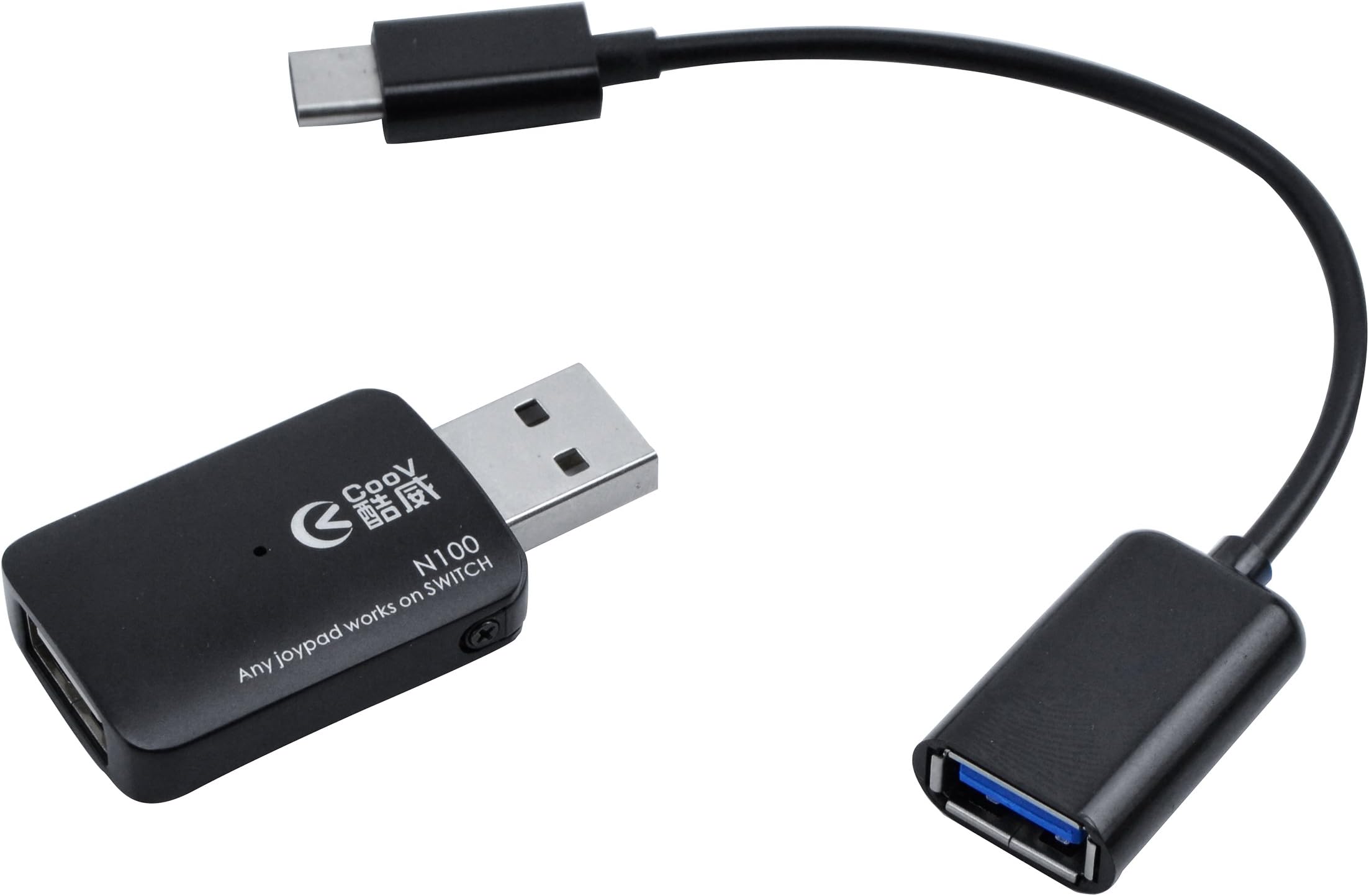 Nintendo Switch Controller Converter - Compatible with PS4/XBOX ONE/PS3 and XBOX 360 Controller (Supports both handheld and TV mode)