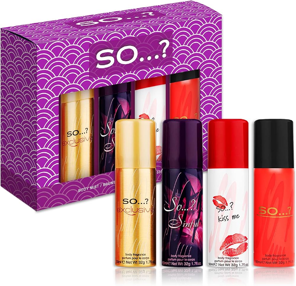 SO…? Iconic So…? Mini Galore Gift Set 4 x 50ml Fragrance Sprays