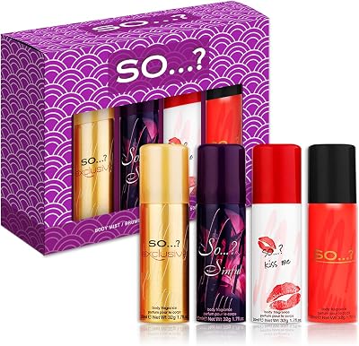 SO…? Iconic So…? Mini Galore Gift Set 4 x 50ml Fragrance Sprays
