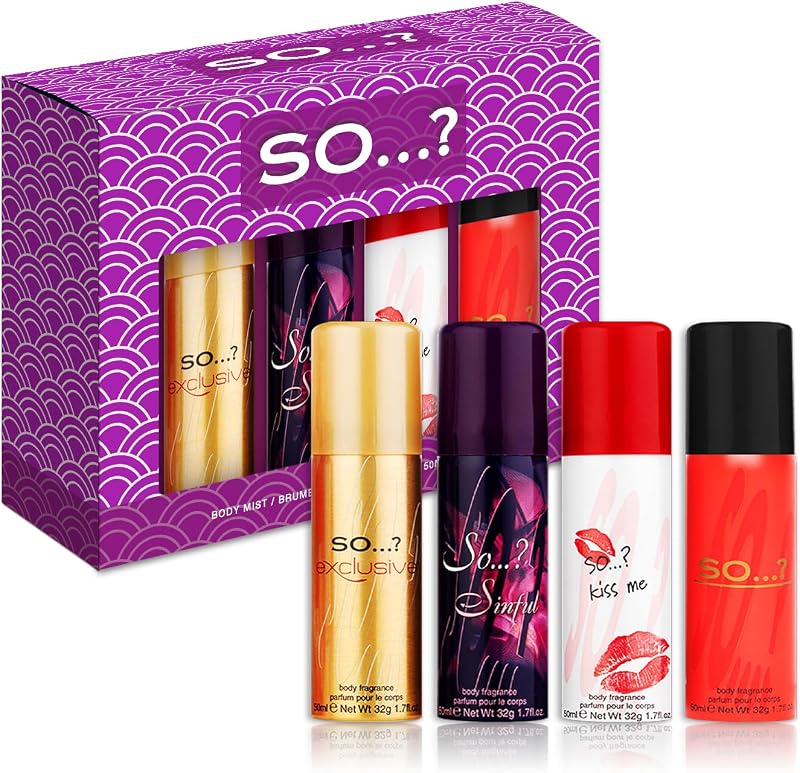 SO…? Iconic So…? Mini Galore Gift Set 4 x 50ml Fragrance Sprays