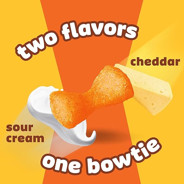 PRINGLES MINGLES PUFFED SNACKS, CHEDDAR AND SOUR CREAM, CHEESE PUFFS, SALTY SNACKS, 2OZ BAG (1 BAG)