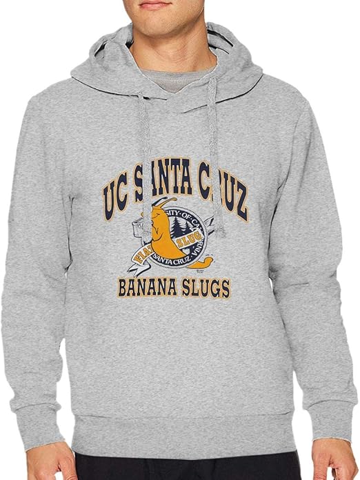 UCSC Santa Cruz Banana Slug Man's Casual Pullover Hoodies