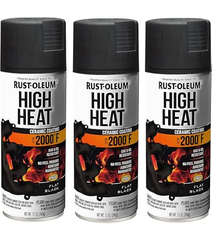 Rust-Oleum High Heat 248903-6 PK Automotive 12-Ounce 2000 Degree