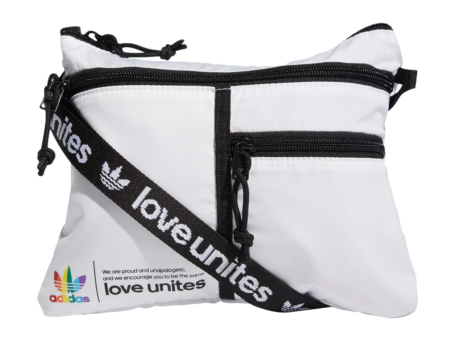 adidas originals pride clear festival crossbody bag