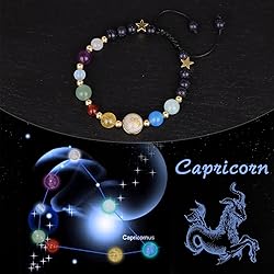 Vinswet Capricorn Zodiac Bracelets for Women Men,12