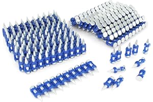 KIMSING MTSD-19 12 Gauge 3/4 Inch X .109 Inch Smooth Shank Plastic Collated Concrete and Steel Drive Pin Mechanical Galvanize