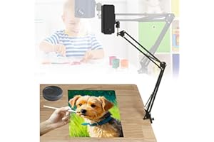 Drawing Projector, Smart Sketcher Projector with Professional Mini-Program + Stand, Supports Bluetooth and WiFi Connectivity,
