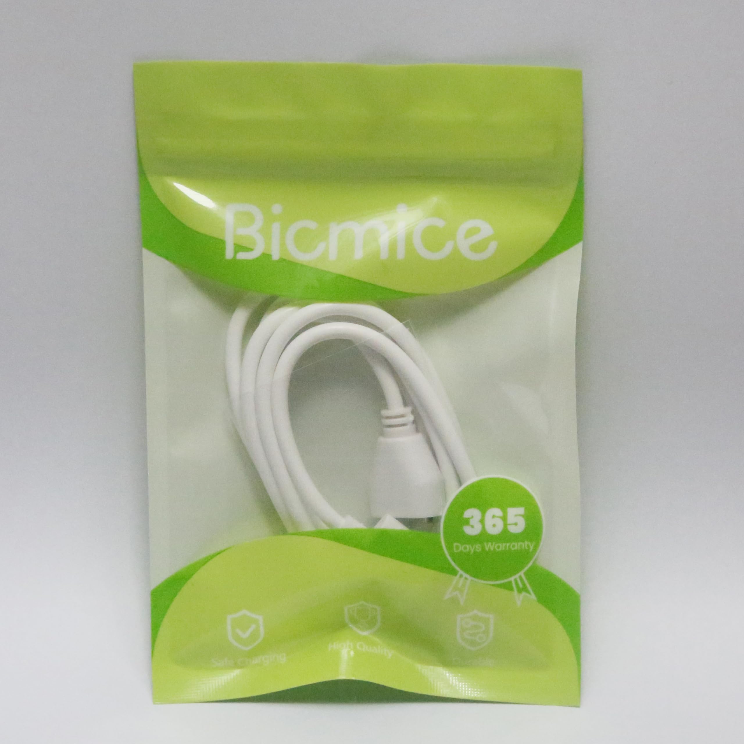 Bicmice Magnetic USB DC Charger Cable Replacement Charging Cord-(10MM/0.39Inch)