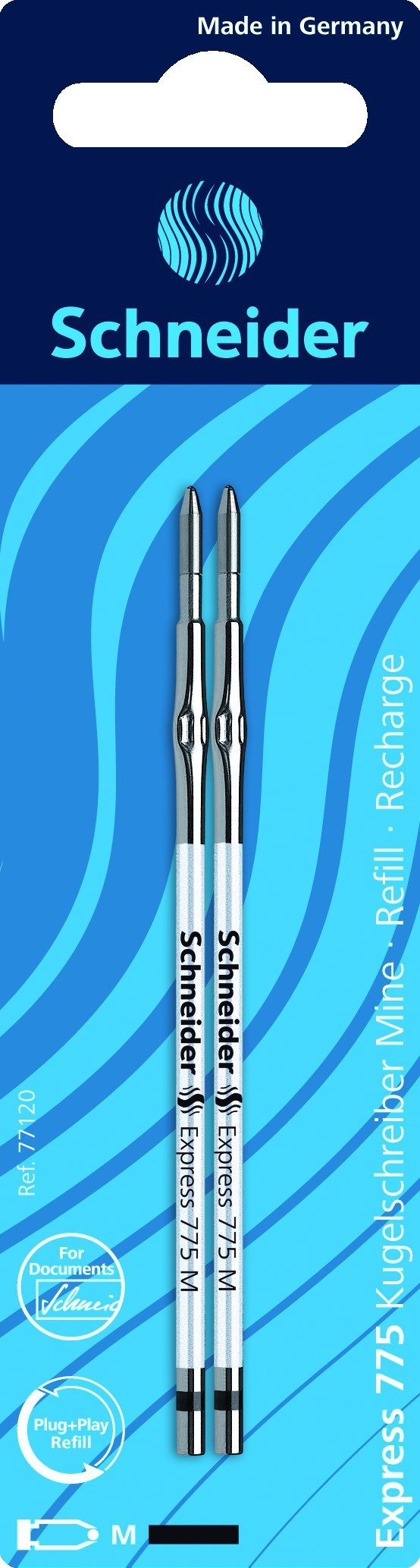Schneider Express 775, Schreibgeräte Ballpoint Pen Indelible M Black – Blister Card of 2