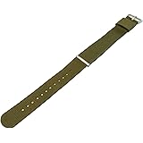 BARTON Watch Bands - Ballistic Nylon Military Style Straps - Choice of Color, Length & Width (18mm, 20mm, 22mm or 24mm)