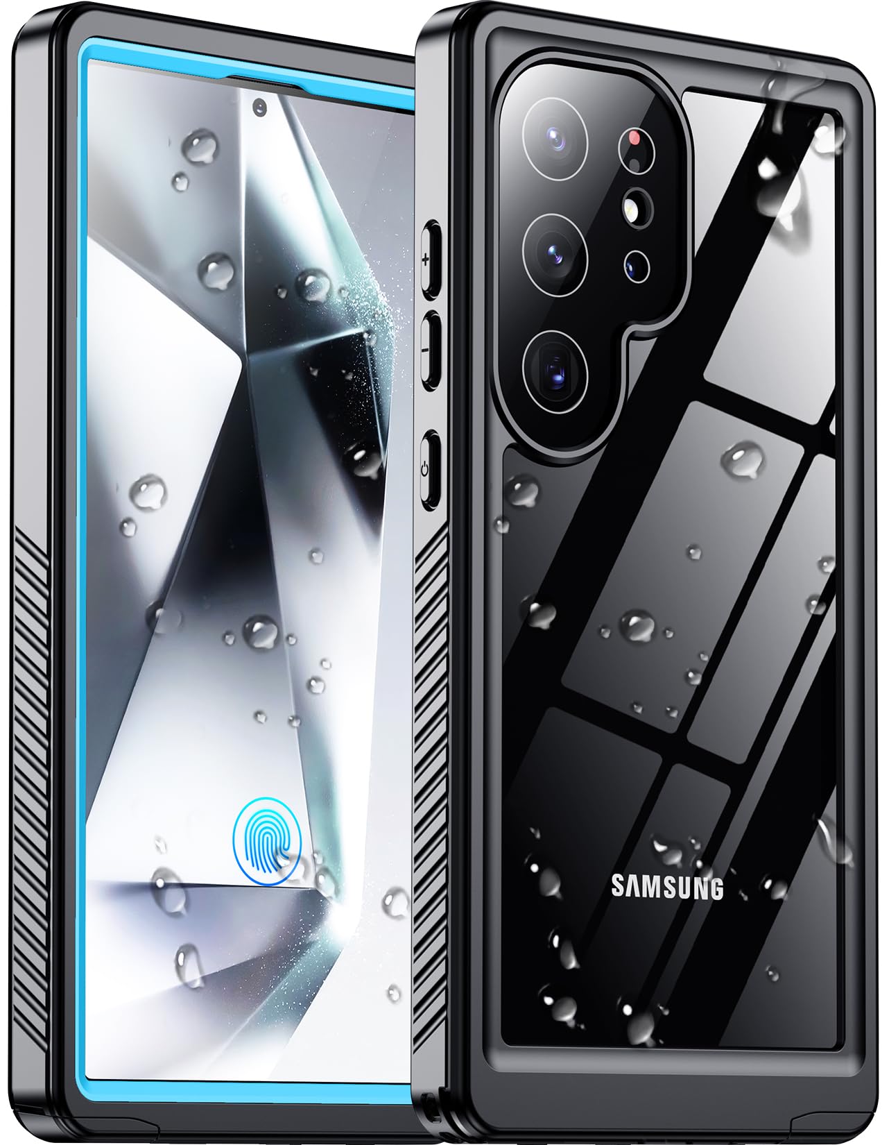 Photo 1 of 2025 New for Samsung Galaxy S24 Ultra Case Waterproof, [Built-in Camera & Screen Protector][Military Grade Shockproof][IP68 Underwater][Dustproof][Dropproof] Full Body Phone Case for S24 Ultra 6.8"