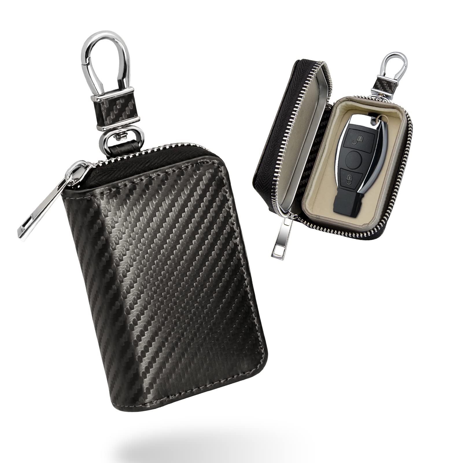 Kolaura Car Key Signal Blocker Faraday Pouch RFID Fob Protector Anti-Theft Bag