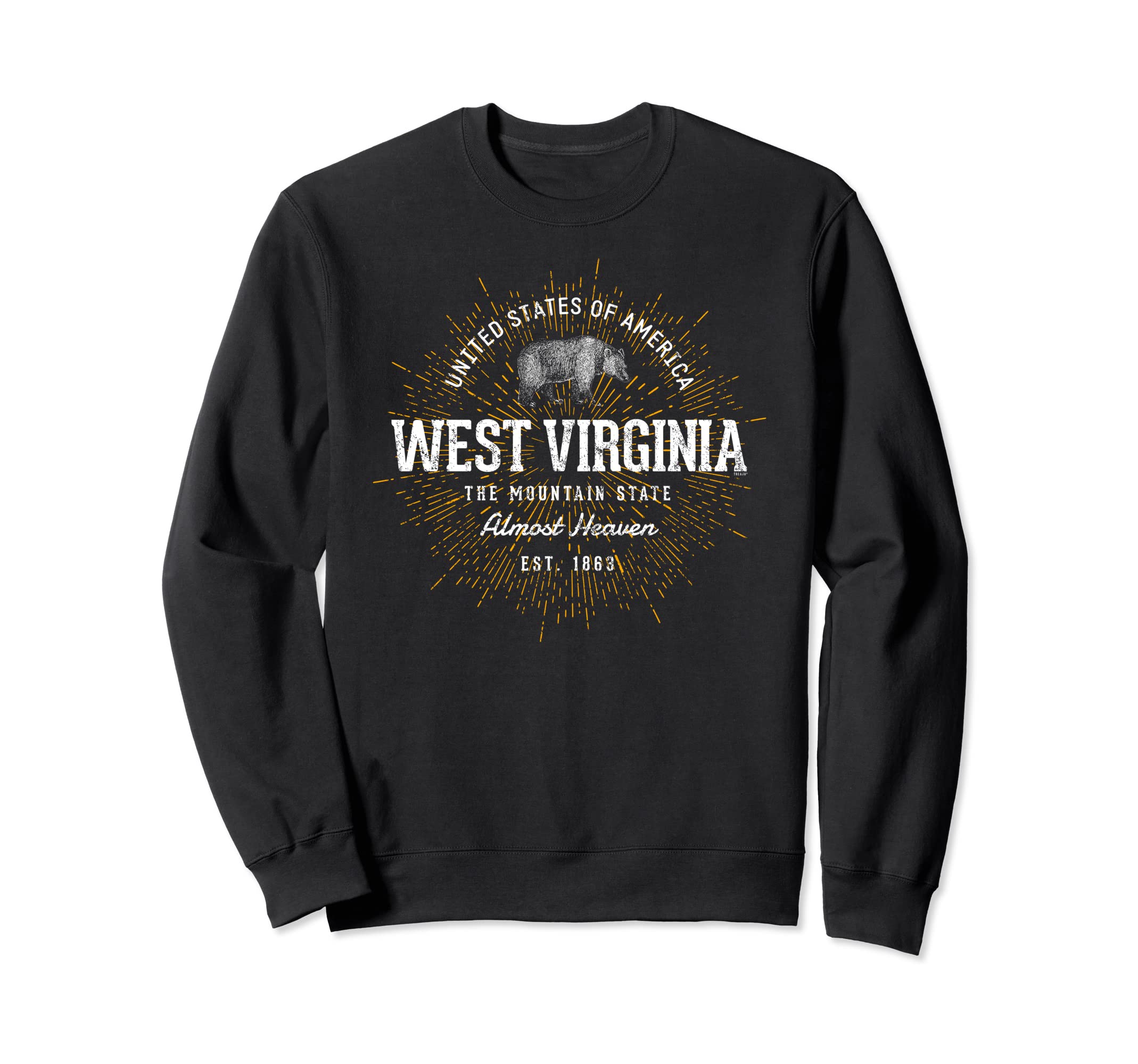 Photo 1 of Vintage State of West Virginia Retro Sweatshirt