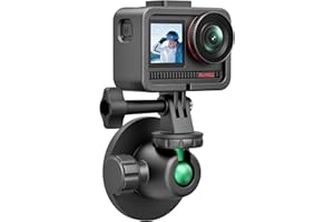 AKASO Magnetic Camera Mount for Action Camera, Strong Magnetic Mount with 360° Rotation Ball Head and Built-in Multiple Magne