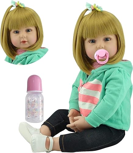 Zero Pam Realistic Reborn Baby Dolls, 18 Inches Lifelike Toddler