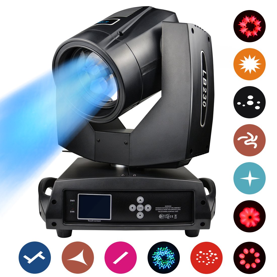 21最新作 その他 16 チャンネル 舞台照明 高輝度 ステージライト ムービングヘッド B07hjvllt8 音声起動 パーティー ディスコライト ステージ照明 イルミネーション Dmx512対応 Betopper 230w スポットライト 両方向回転 14色 Led 演出用 ステージライト ムービング